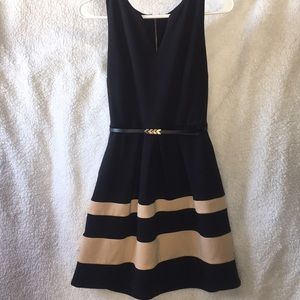 Knee length business dress